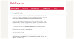 Desktop Screenshot of male-enhancer.net
